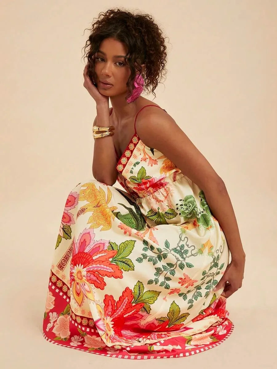 Vestido Longo Palmeira Costeira