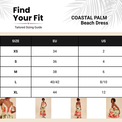 Coastal Palm Maxi Dress