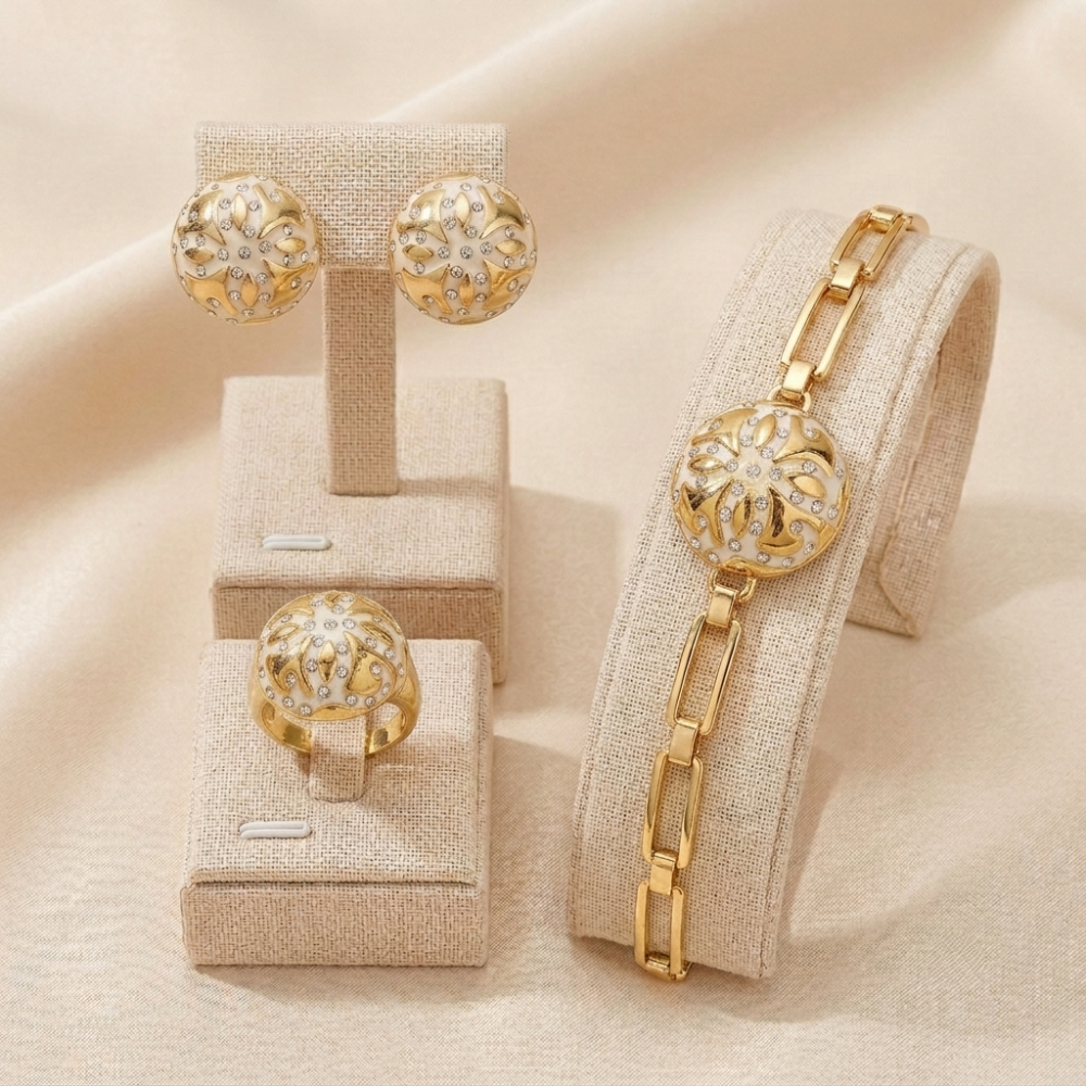Golden Sands 4-Piece Jewelry Set