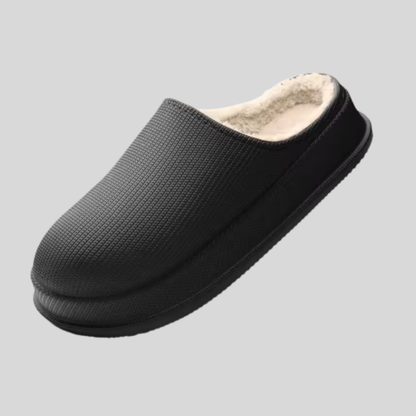 HappyHug Loungers™ Unisex Ultra-Plush Slippers with Warm Artificial Wool Lining & Non-Slip Sole for Home & Travel Comfort