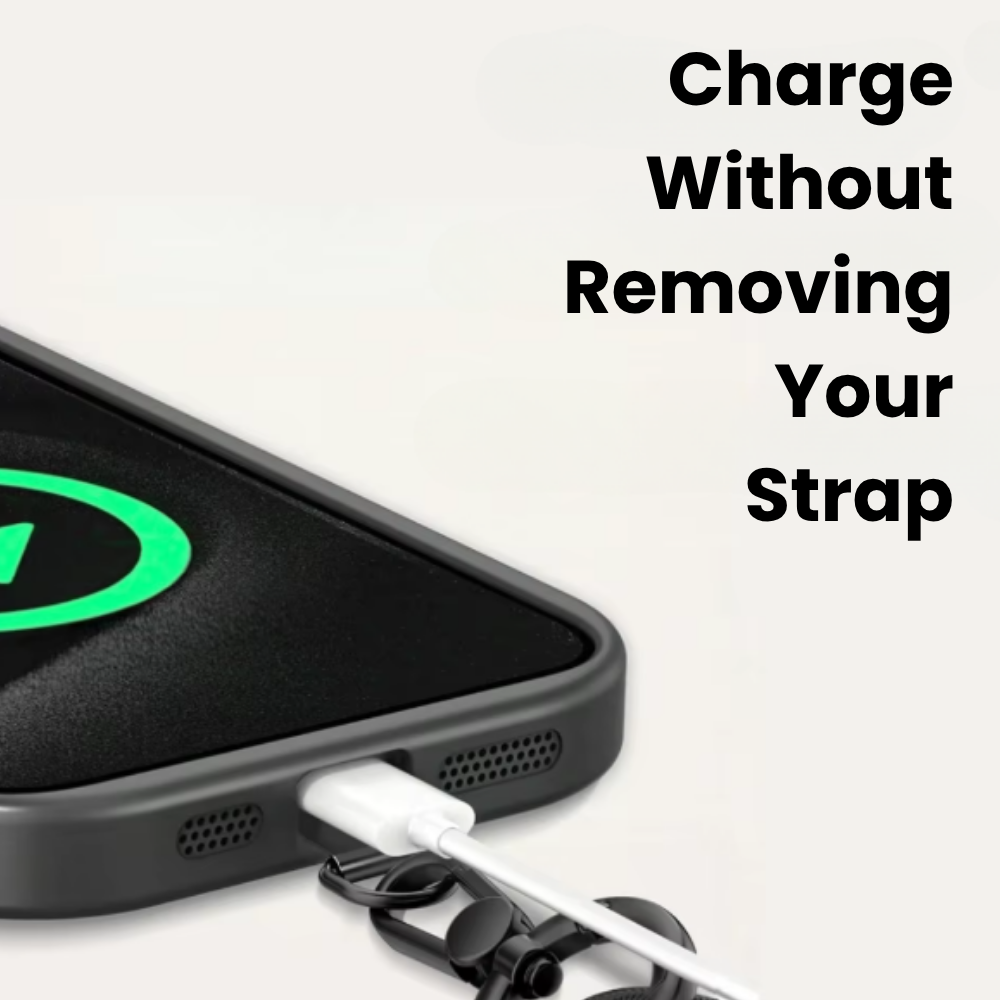 Clip and Go Daisy Rope Phone Strap