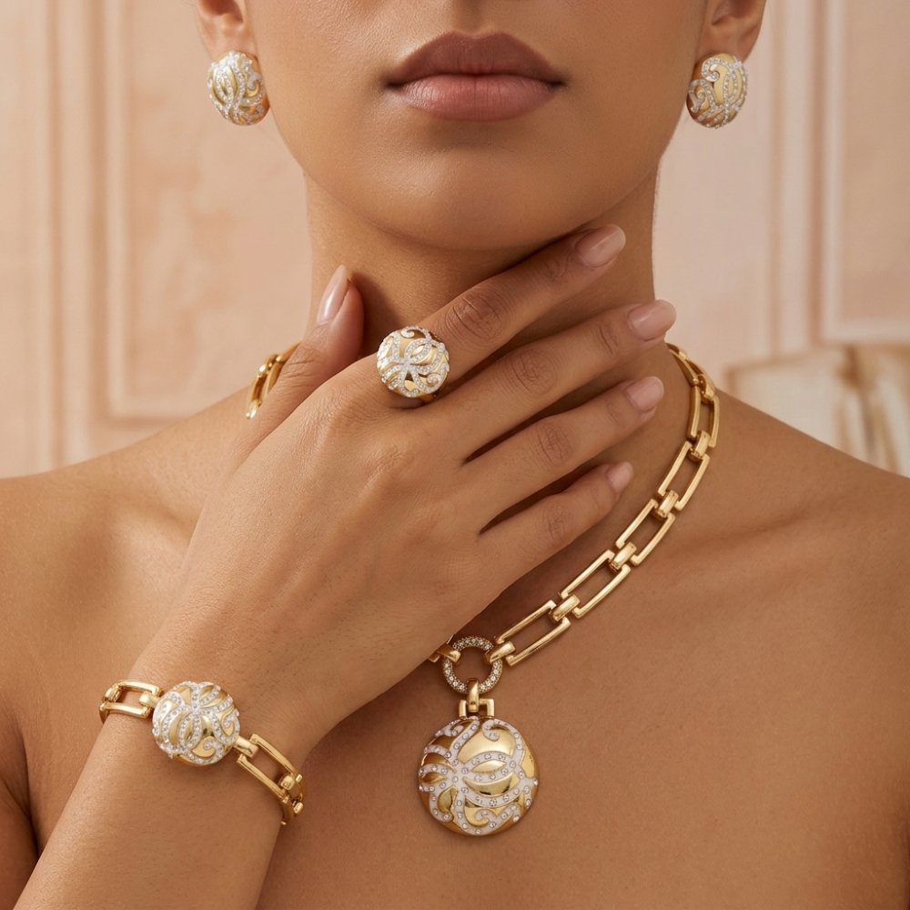 Golden Sands 4-Piece Jewelry Set