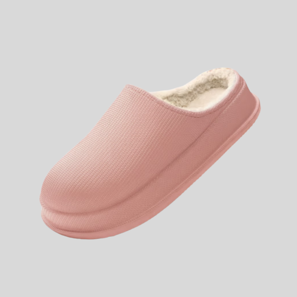 HappyHug Loungers™ Unisex Ultra-Plush Slippers with Warm Artificial Wool Lining & Non-Slip Sole for Home & Travel Comfort