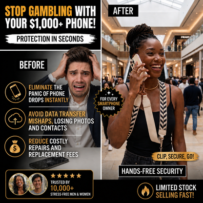 Clip and Go Phone Multi-functional Phone Strap