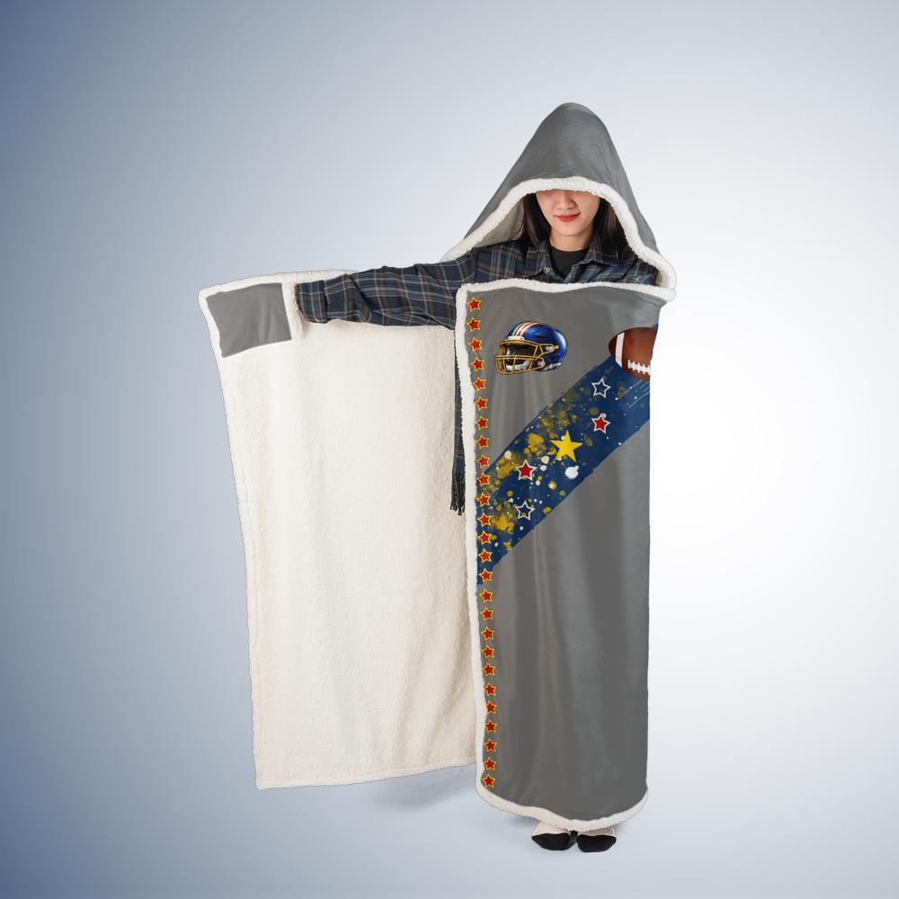 No More Thermostat Wars: Game Day Hooded Blanket Limited Edition