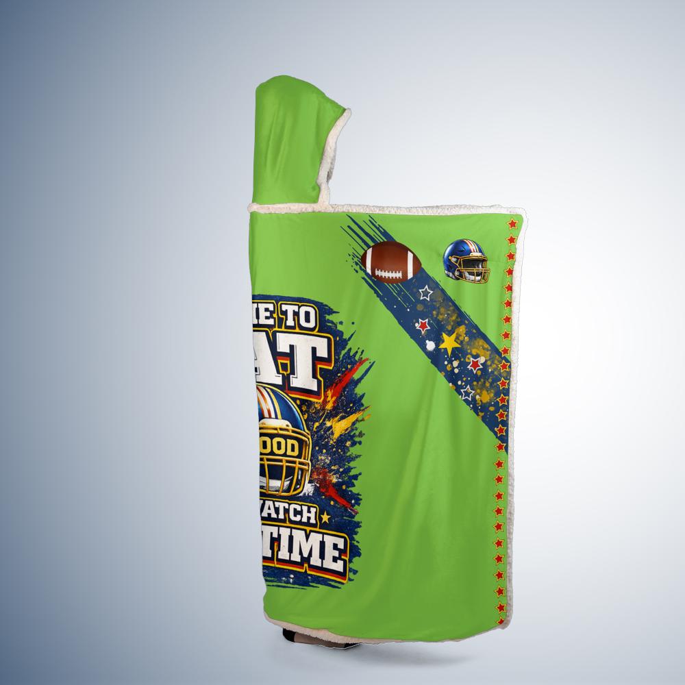 No More Thermostat Wars: Game Day Hooded Blanket Limited Edition